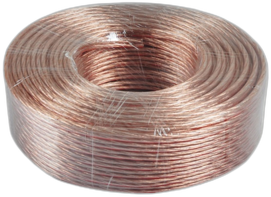 Transparent Speaker Cable - Speaker Cable Flat
