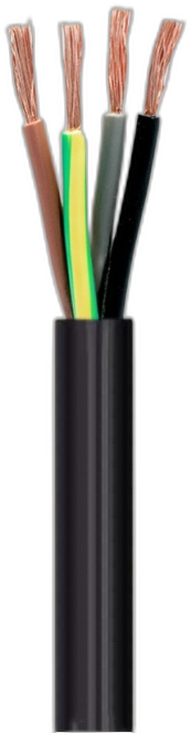 4 Core Cu Black - Multi-Core Cable