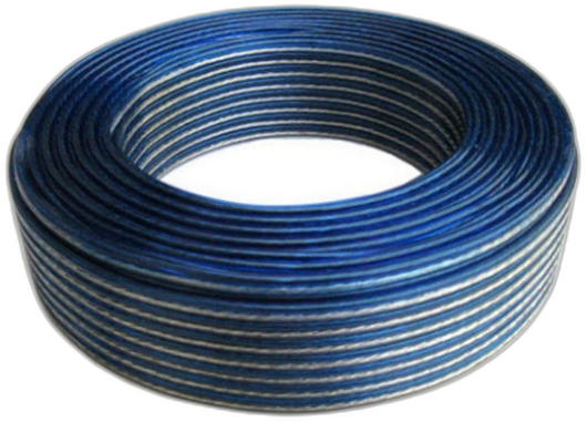 Speaker Wire Blue - Speaker Cable Flat