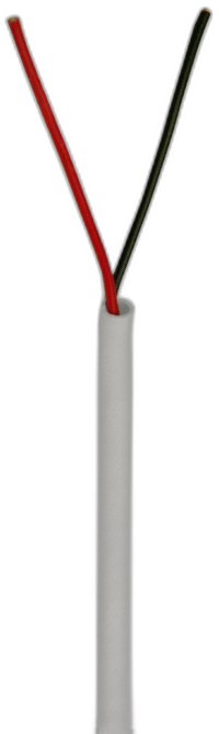 2 Core Unshielded White - Security Cable